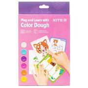 Пластиліновий набір: тісто 6 кольорів 20 г, 5 карток з завданнями Ліпи і розвивайся K21-326-01 Kite