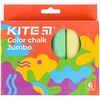 Крейда кольорова, 6 кольорів Jumbo Fantasy K22-073-2 Kite