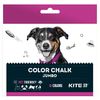 Крейда кольорова, 6 кольорів Jumbo Dogs K22-073 Kite