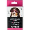 Мел белый круглый, 12 шт в упаковке Dogs K22-079-12 Kite