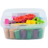 Пластилиновый набор: тесто 15 цветов (50 шт) по 20 г, формочки, стек, в контейнере Dogs K22-138 Kite