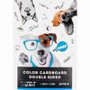 Картон кольоровий двосторонній А4, 10 кольорів, щільність 190 г/м2 Dogs K22-255-1 Kite