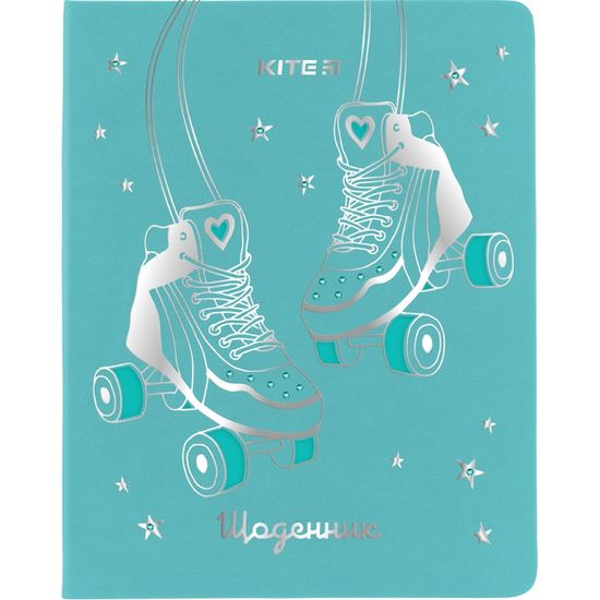 Дневник школьный, твердая PU обложка Roller-skates K22-264-3 Kite Дневник школьный, твердая PU обложка Roller-skates K22-264-3 Kite