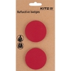 Набор иконок светоотражающих, 2 шт в упаковке, красные K23-107-5 Kite