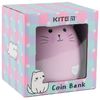 Скарбничка дитяча, 13х13х15 см Pink cat K23-498-2 Kite