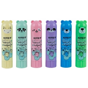 Клей-карандаш, 15 г, PVP-основа, микс Colorful K24-1131 Kite