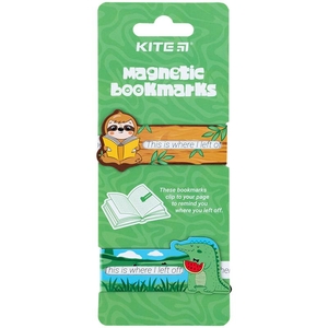 Закладки-индикаторы магнитные, 2 шт. в наборе Smart Animals K24-496-4 Kite
