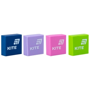 Гумка кольорова квадратна, мікс Bloom K25-024 Kite