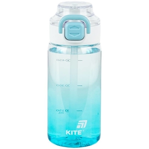 Бутылка для воды, 600 мл, с трубочкой K25-1212-2 Kite