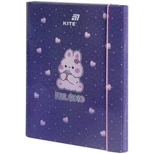 Папка для уроків праці А4, на гумці Feel Good K25-213-1 Kite