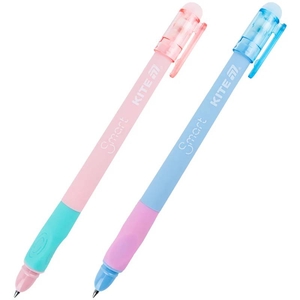 Ручка гелевая пиши-стирай синяя 0,5 мм, микс Smart K26-098-3 Kite