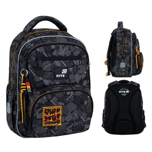 Рюкзак шкільний Freestyle K26-773M-6 Kite, ортопедична спинка Ergo Kids, дихаючі лямки, нагрудний ремінь, світловідбиваючі елементи