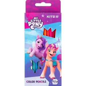 Олівці кольорові двосторонні, 24 кольори (12 шт) My Little Pony LP24-054 Kite