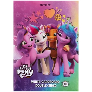 Картон білий А4, 10 аркушів, щільність 210 г/м2 My Little Pony LP24-254 Kite
