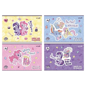 Альбом для рисования А4, 24 листа, 100 г/м2, микс My Little Pony LP25-242 Kite
