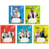 Тетрадь в клетку 12 листов, цветная обложка Soft-touch + УФ-лак, дизайн: Magic Brothers Kite MB26-232