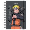 Блокнот А5, 80 страниц в клетку, твердый переплет Naruto NR24-190 Kite