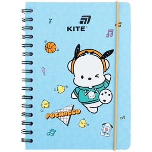 Блокнот А5, 80 сторінок в клітинку, обкладинка картон твердий Pochacco PC26-190 Kite