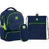 Набор: школьный рюкзак + сумка для обуви + пенал Wonder синий SET_WK22-728M-2 Kite