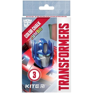 Крейда кольорова, 3 кольори Jumbo Transformers TF24-077 Kite