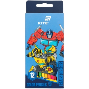 Карандаши цветные, 12 цветов Transformers TF26-051 Kite