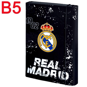 Папка для тетрадей картонная В5, на резинке Real Madrid RL26-210 Kite