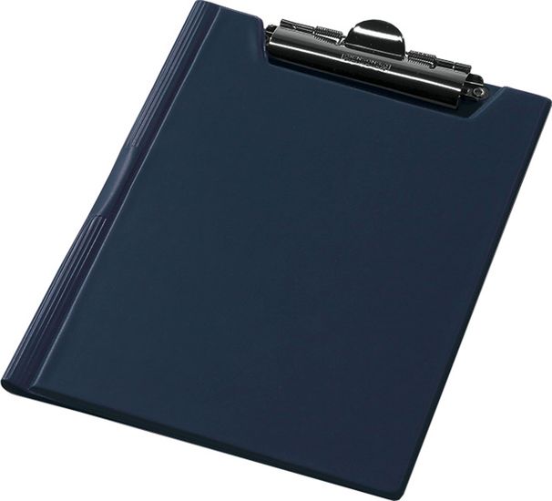 Кліпборд-папка А4, PVC, т.-синій 0314-0003-02 (1/50/900)