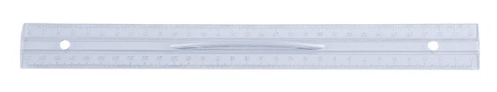 Лінійка пластикова 30см, з ручкою 502 (1/150)
