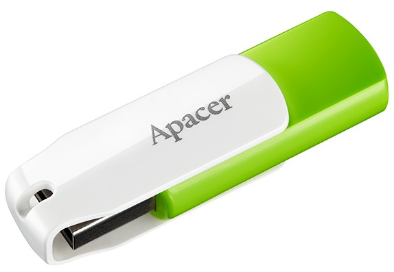 /Флеш-пам'ять Apacer AH335 32GB Green/White 6360084 (1/25)