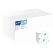 Туалетная бумага двухслойная белая, 266 листов в упаковке STANDART BASIC B308 TISCHA PAPIER