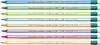 Олівець чорнографітовий Evolution Stripes, з гумкою bc8960342 (1/12/72/14)