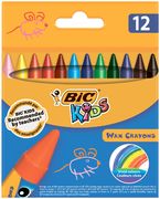 Карандаши восковые 12 цветов Kids Wax Crayons bc927829 Bic