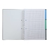 Книга канцелярская А4, 120 страниц в клеточку, с цветными разделителями, пластиковая обложка CLASSIC BM.24345911-01 Buromax