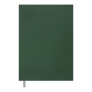 Книга канцелярская А4, 144 страницы в клетку, твердая обложка балакрон OPTIMAL: Зеленая BM.24419103-04 Buromax