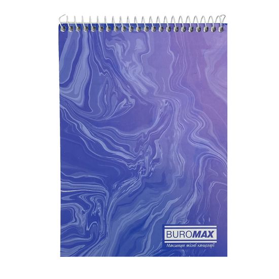 Блокнот А5, 48 страниц в клетку, картонная обложка MARBLE BM.2472-02 Buromax Блокнот А5, 48 страниц в клетку, картонная обложка MARBLE BM.2472-02 Buromax