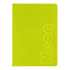 Блокнот А5, 80 страниц в клеточку, пластиковая обложка NEON BM.24822180-08 Buromax
