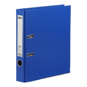 Папка регистратор А4, 5 см, синяя двухсторонняя IDEAL BM.3020-02с Buromax