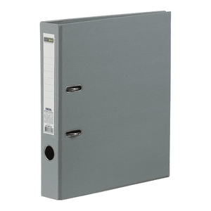 Папка регистратор А4, 5 см, серая двухсторонняя IDEAL BM.3020-09с Buromax