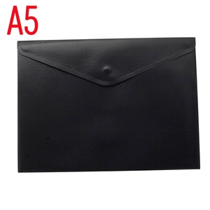 Папка-конверт А5, на кнопке, черная BM.3935-01 Buromax