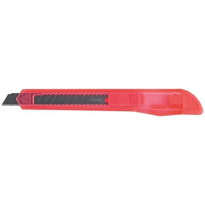 Нож канцелярский, лезвие 9 мм, с механическим фиксатором, микс JOBMAX BM.4631 Buromax