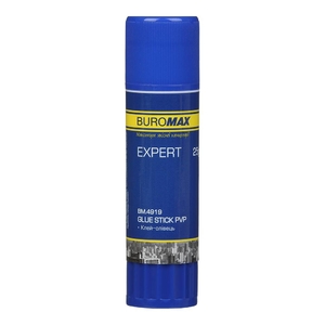 Клей-олівець, 25 г, PVP-основа EXPERT BM.4919 Buromax