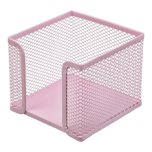 Бокс для бумаги, 10х10х8 см, розовый PASTEL BM.6215-10 Buromax