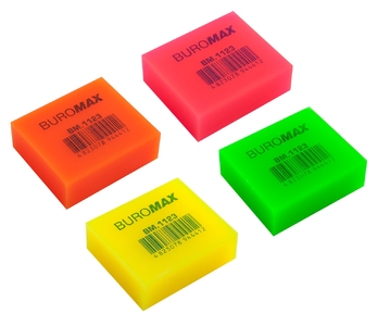 Гумка м'яка, мікс NEON BM.1123 Buromax