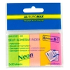 Стикеры-закладки, 15х45 мм, 5 видов по 30 листов NEON BM.2331-98 Buromax