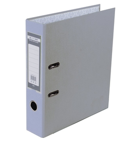Папка регистратор А4, 5 см, серая LUX JOBMAX BM.3012-09c Buromax