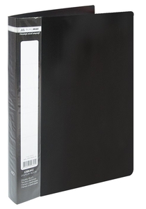 Папка 40 файлов А4, черная JOBMAX BM.3616-01 Buromax