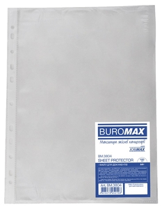 Файл прозрачный А4+ плотность 20 мкм, 100 шт в упаковке BM.3804 Buromax
