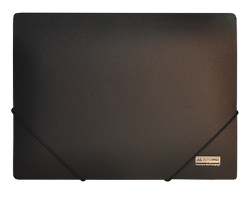 Папка на гумках А4, чорна JOBMAX BM.3911-01 Buromax