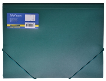 Папка А4, на гумках, зелена BM.3913-04 Buromax