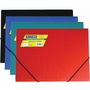 Папка А4, на резинках, микс BM.3913-99 Buromax
